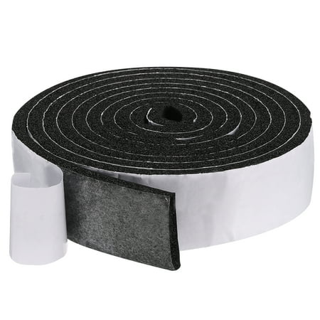 

Uxcell Foam Insulation Tape Self Adhesive 9.84 Feet 1.77 x 0.31 Weather Stripping Door Seal Strip for Doors and Window