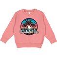 thumbnail image 2 of Inktastic Tropical Vacation Coastal Vibes Quote Toddler Sweatshirt, 2 of 4