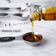 thumbnail image 4 of Magnetic Measuring Spoons Set Of 9 Stainless Steel Stackable Dual Sided Nesting Teaspoons And Tablespoons For Measuring Dry And Liquid Ingredi, 4 of 5