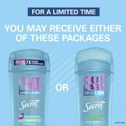 Secret Outlast Antiperspirant Deodorant for Women, Clear Gel, Unscented, 3.4 oz
