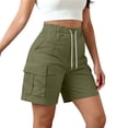 thumbnail image 3 of Zedker Cargo Shorts Women Athletic Shorts Boys School Uniform Causal Active Summer Clothes with Pockets Size S-XXL, 3 of 10
