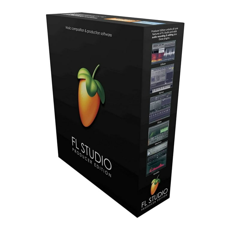 FL Studio 20 Producer Edition Boxed Bundle with Headphones USB 3.0 Hub