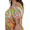 thumbnail image 4 of Blusa estampada Roman Fashion /Tallas Extras 1983 (Naranja) naranja 40 Roman Fashion BL-MIC-1983-NARANJA, 4 of 6