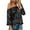 Black, variant on HXWCHs Women's Sequin V Neck Slouchy Tank Top Glittering Casual Bling Bling Shirt Gold S