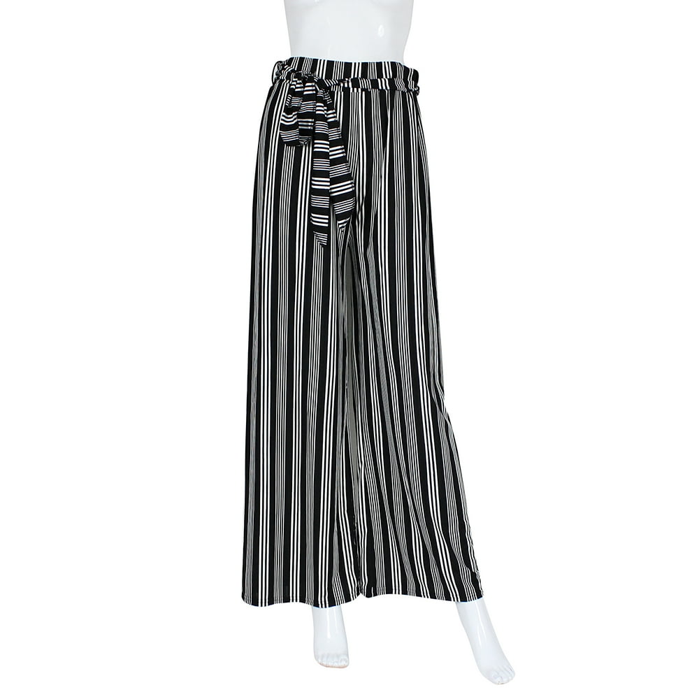side white striped pants