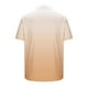 thumbnail image 4 of Mens Casual de Manga Corta Botón Abajo Camisas de Impresión Turndown Cuello Botón Camisa Poliéster, Moda de Verano Superior para Hombres Al Aire Libre, 4 of 6
