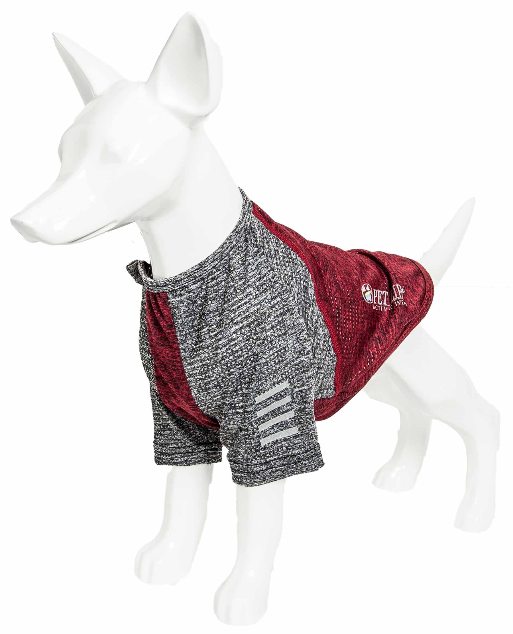 Pet Life ® Active 'Hybreed' 4-Way-Stretch Fitness Performance Dog T-Shirt