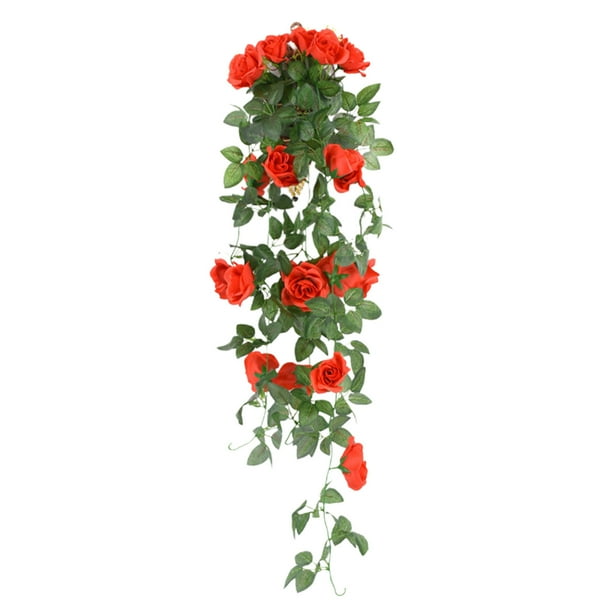 Decoraciones para la Sala de Estar Flores Artificiales de la Rosa Simulada Acondicionamiento Del Conducto Bloqueo de la Decoración Del Techo de la Sala de Estar Plantas de Envoltorio de Plástico Flore