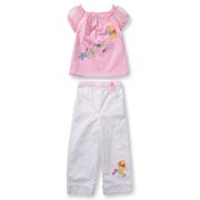 Disney - Girls' Pooh 2-Piece Pants Set - Toddler