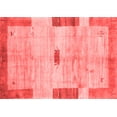 thumbnail image 1 of Ahgly Company Indoor Rectangle Abstract Red Contemporary Area Rugs, 8' x 10', 1 of 4
