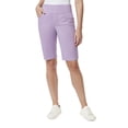 thumbnail image 1 of Shorts Bermuda Amanda para Mujer Gloria Vanderbilt en Violeta Dulce Talla 12 US, 1 of 2