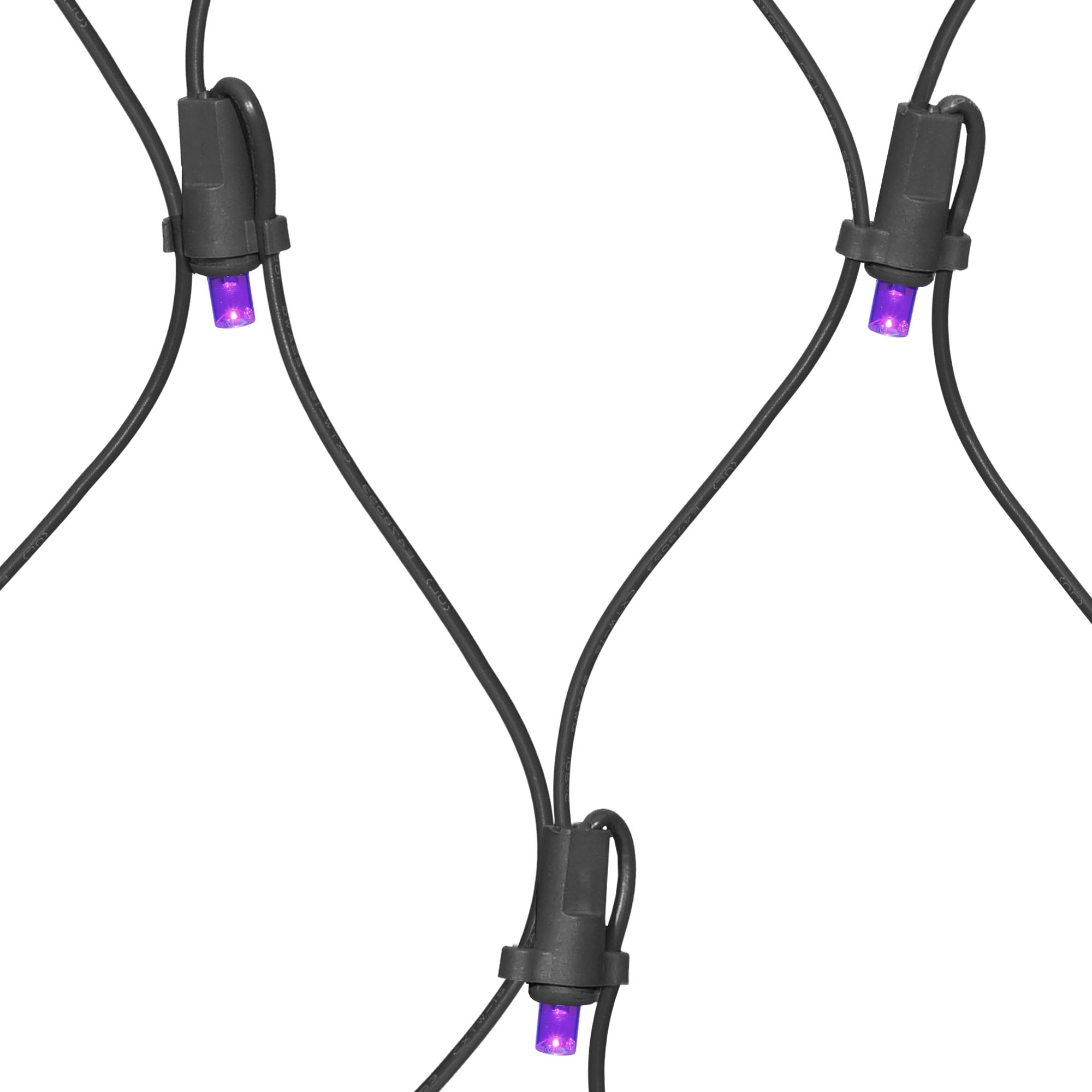 Purple Net Lights, 50CT, LED, 4ft x 4ft, Halloween Indoor/Outdoor, by Way To Celebrate