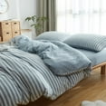 thumbnail image 2 of Zhuge Bed Sheets Set, Bedding Sheets Pillowcases Kit, Twin Bed Set, Hotel Bedding, Home Decor(Blue), 2 of 5