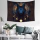 thumbnail image 3 of Tapiz de pared de 200 x 150 cm, tapiz de pared hippie/psicodélico de animales, ideal para colgar en la pared, manta de picnic, mantel, toalla de playa, decoración de sala de estar, 3 of 5
