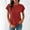 c01Red, variant on LNWUY Women Summer Trendy Sweatshirt Casual Dressy Shirts Crew Neck Work Tops Short Sleeve Solid Color Sweatshirt with Pocket Yellow XL