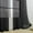 Black, variant on VAJUSO Solid Color Semi-Sheer Curtains – Double-String Polyester Rod Pocket Curtain Panels, Gray