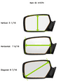 thumbnail image 5 of Fits 07-12 Santa Fe Heated Driver Side Mirror W/o Backing Plate. Comes with Adhesive, USA, 5 of 6