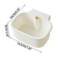 thumbnail image 2 of Hangable Sink Strainer Basket, Kitchen Sink Food Waste Separator, Fruit and Vegetable Washing Draining Basket, Countertop Space Saver, Easy to Clean Dish Rack, 2 of 5