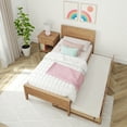 thumbnail image 6 of Max & Lily Twin Bed with Trundle, Classic Solid Wood Platform Bed with Panel Headboard, 6 of 10