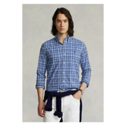 $110 Polo Ralph Lauren Classic Fit Performance Twill Shirt,Multi, L.