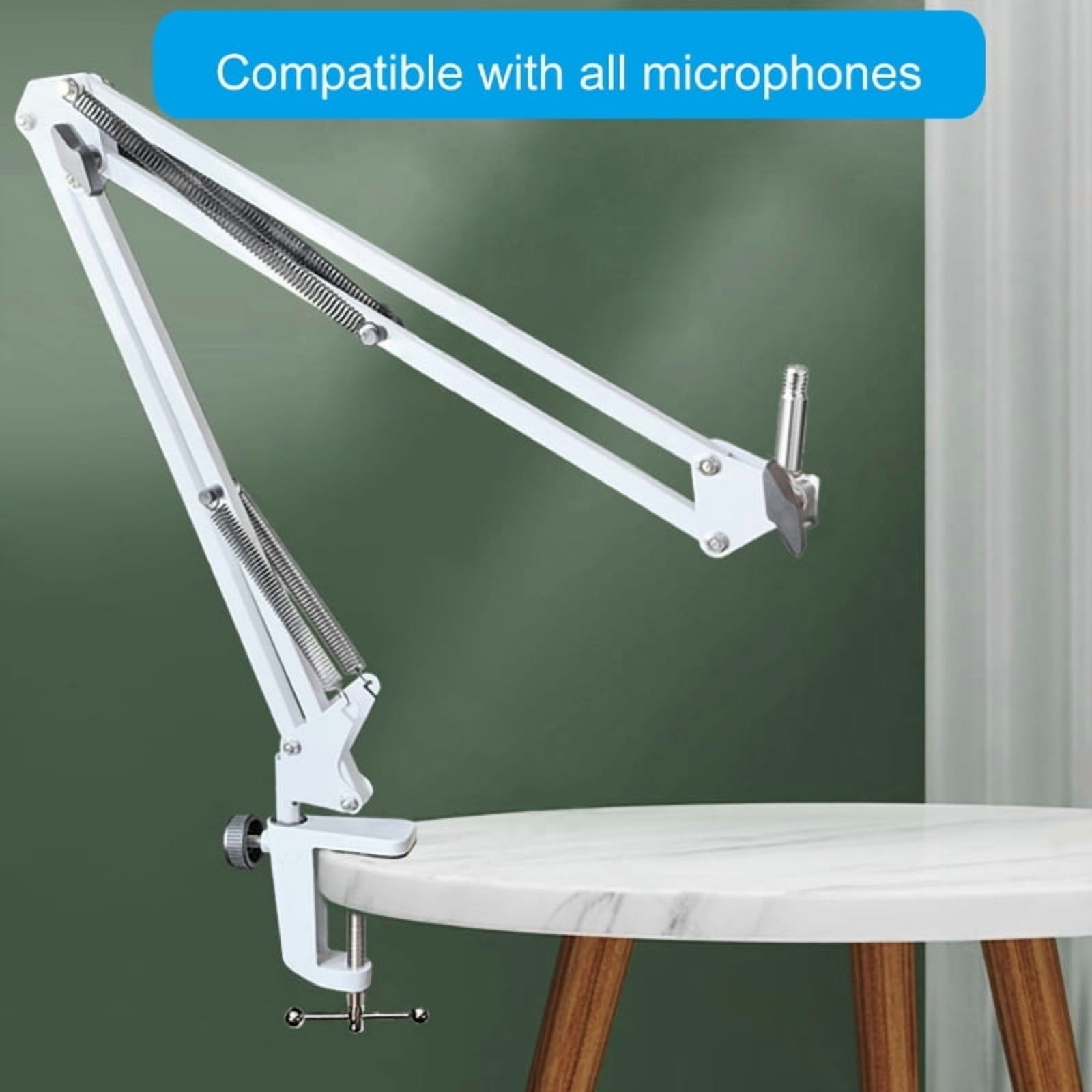 Portable Microphones Holder Arm, Multipurpose Stand for Recording Studios and Performances