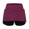 thumbnail image 4 of Women's Yoga Sport Mini Skirts Casual Solid Color Tennis Pocket Tummy Control Short Skirt M, 4 of 6
