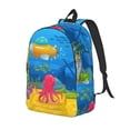 thumbnail image 1 of Fotbe Submarine And Landscape Mochila de Lona con Estampado, Mochila Duradera, Mochila Versátil de Alta Calidad, Mochila Compacta Vintage-Small, 1 of 5