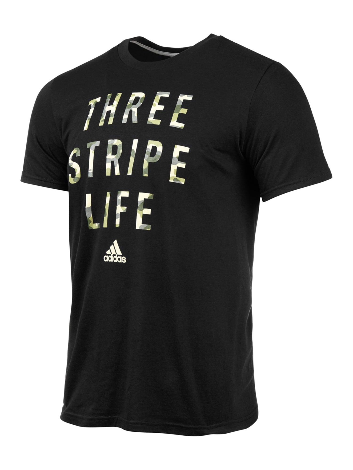 Adidas Adidas Mens Three Stripe Life Graphic TShirt