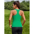 thumbnail image 2 of ANFERRY Women's Sweetheart Neck Workout Tank Tops Fitted Ribbed Seamless Racerback Athletic Camisoles with Built in Bra, 2 of 8