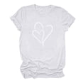 thumbnail image 6 of Goodtrade8 Valentines Womens Tops Heart Plus Size Valentines for Women Clothes Short Sleeve Graphic Pullover Gifts Womens T-Shirts, 6 of 6