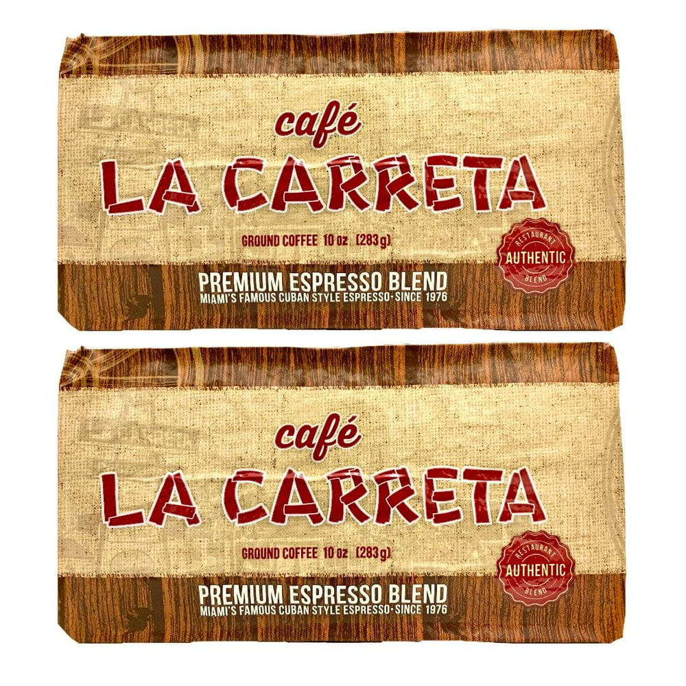 Café La Carreta Espresso Coffee 10 oz Brick (2 Pack