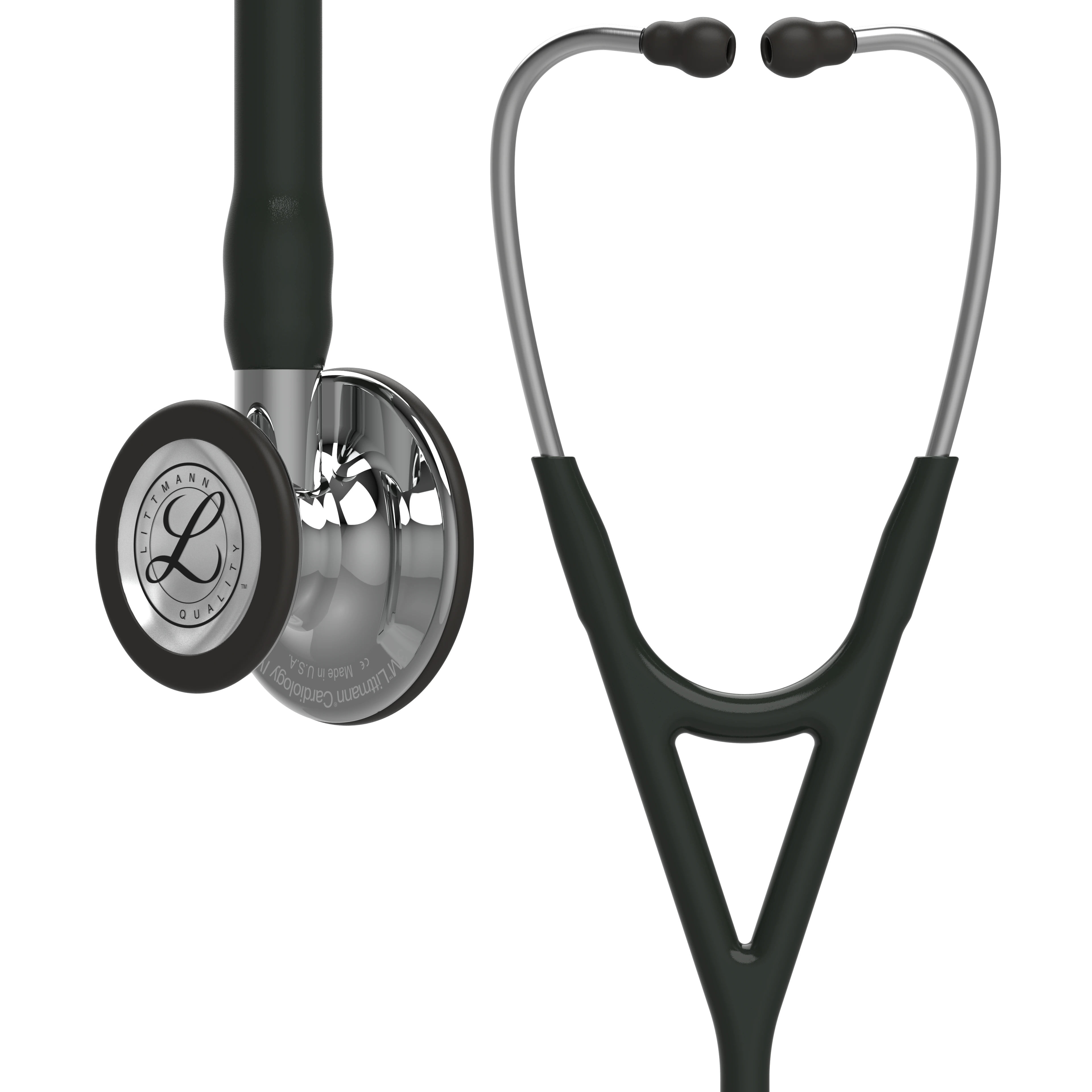 (2 pack) 3M Littmann Cardiology IV Diagnostic Stethoscope, Stainless Steel Mirror-Finish Chestpiece, 27" Black Tube, Mirror Stem