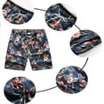 thumbnail image 3 of Ashion Men Summer Quick Dry Seaside Beach Shorts for Surfing, 3 of 6