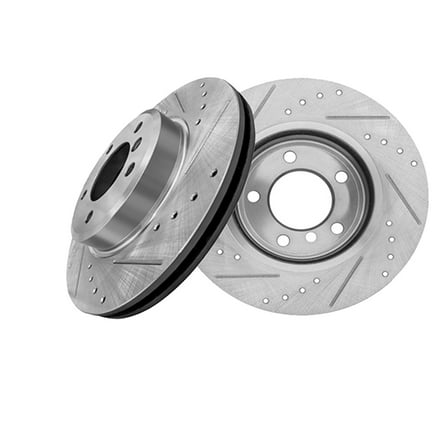 Front Drilled Slotted Brake Disc Rotors 300mm For 2001 2002 BMW Z3