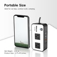 thumbnail image 3 of Inversor de corriente para coche PisFau de 200 W DC 12 V a 110 V AC con USB-C, 3 of 6