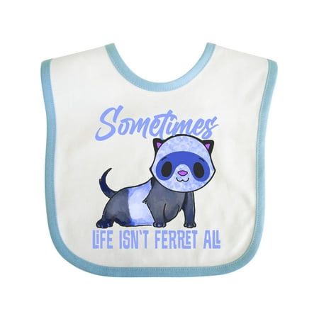 

Inktastic Ferret Funny Pet Gift Baby Boy or Baby Girl Bib