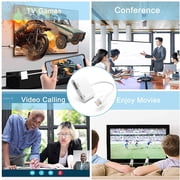 Lightning to HDMI Adapter, Digital AV Audio Dongle, 1080P Sync Screen Cable for iPhone, iPad, iPod to TV/Projector/Monitor, MFi Certified Video Converter