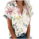thumbnail image 1 of Mujeres Pantalones Cortos Impresos Blusas de Manga Corta Y Top Regular, Vestido de Moda de Verano Casual para Mujeres, 1 of 4