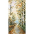 thumbnail image 3 of Watts, Eva 9x14 Black Modern Framed Museum Art Print Titled - Path in the Forest, 3 of 5