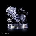 thumbnail image 1 of 3D Crystal Puzzle Jig-saw Clear Twelve 12 Constellation Astrolog Flash LED Light, 1 of 3
