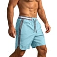 thumbnail image 6 of Men's Gym Shorts Drawstring 5 Inch Quick Dry Solid Color Side Shorts Summer Shorts Loose With Pockets Straight Leg Comfortable Casual Everyday Outdoor Vacation Shorts, 6 of 6