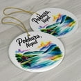 thumbnail image 3 of Pokhara Nepal Christmas Ornament, Collection of City Travel Souvenirs for Family and Friends, Christmas Tree Ornament City Travel, Trips of The Year, Christmas Ornament 2025, 3 of 5