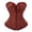 A30 Red, variant on Halloween Costumes For Women Fashion Victorian Corset With Lace Trim Zipper Closure Body Shaping Shapewear Halloween Costume Red M