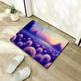 thumbnail image 5 of Creowell Purple Flowers Impressionism Landscape Diatom Mud Mat Non-Slip 24x16in, 5 of 5