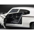 thumbnail image 3 of 1970 Buick GSX Apollo White with Black Stripes "American Collectibles" Series 1/18 Diecast Model Car by Sun Star, 3 of 6
