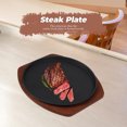 thumbnail image 4 of FUTUREORYY 1 Set Household Fried Steak Pan Iron Round Suitable for Induction Cooker for Family and Friends, 4 of 6