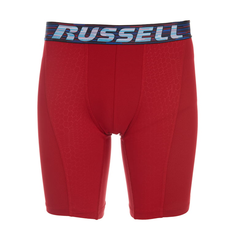 6 Pack of Russell Performance Men's Assorted Prints Boxer Briefs