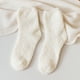 thumbnail image 4 of Jumpingount Paquete de 10 calcetines resistentes al desgaste de exquisita artesanía y elasticidad para piel Extra y calidez textura Extra Medias Blanco, 4 of 6