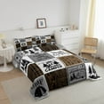 thumbnail image 2 of Rustic Camping Bedding Set Rv Camper Comforter Set Queen Farmhouse Buffalo Plaid Down Comforter Rv Accessories For Inside,Travel Trailers Bunk Quilt Duvet Country Cabin Lodge Decor, 2 of 6