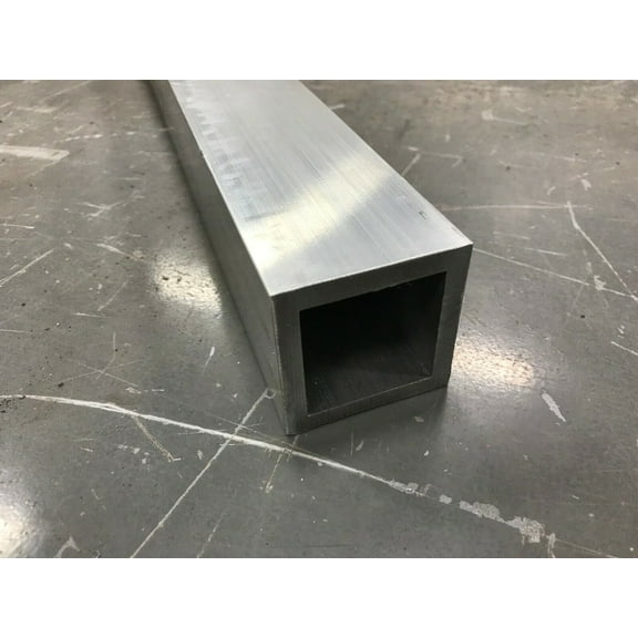 2-1/2"X 2-1/2" X 1/8" Wall 6063 T52 Aluminum Square Tube 24" Piece